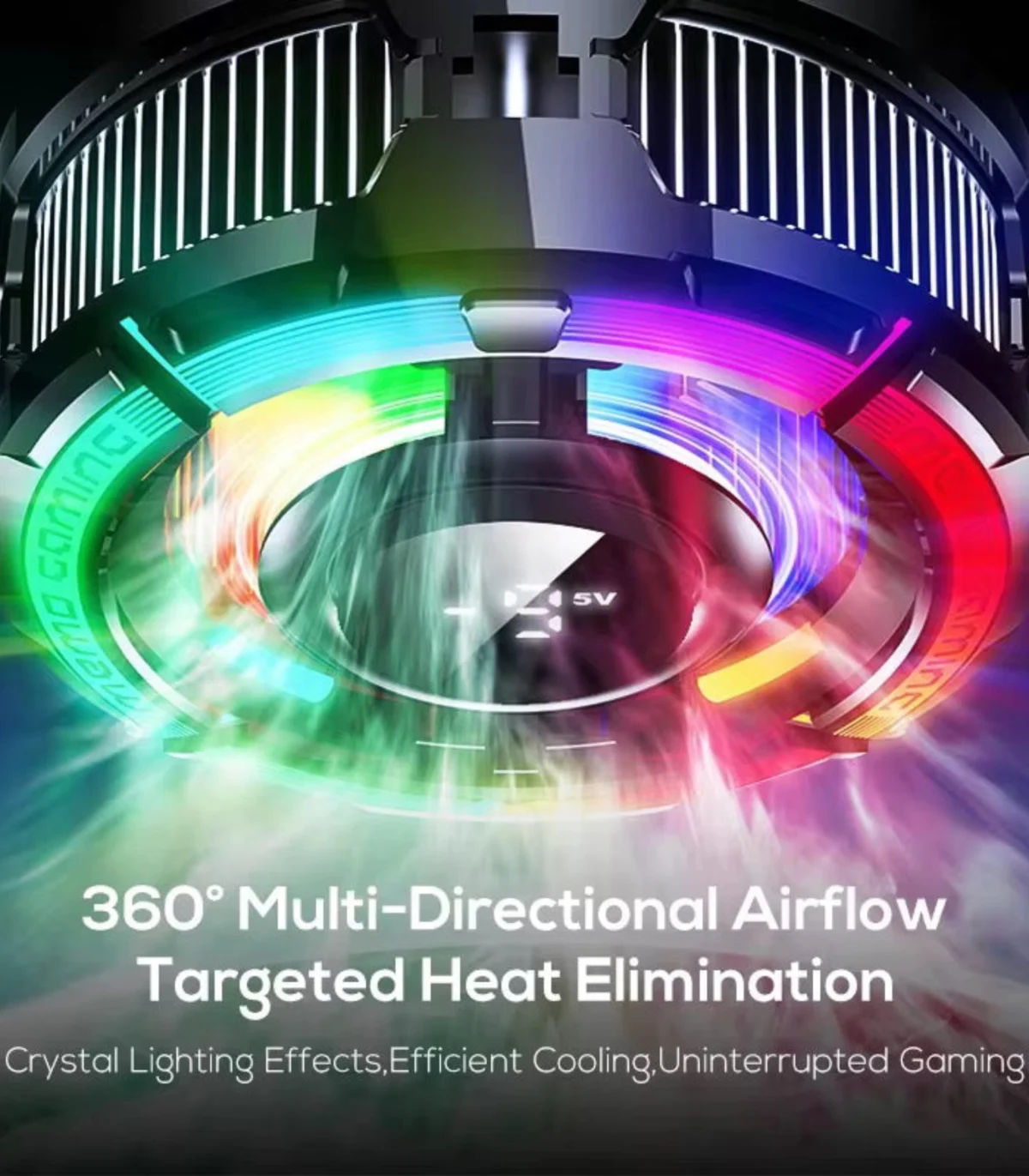 MEMO CX15 Mobile Cooling Fan - Elite Cooling for Hardcore Gamers - Image 2