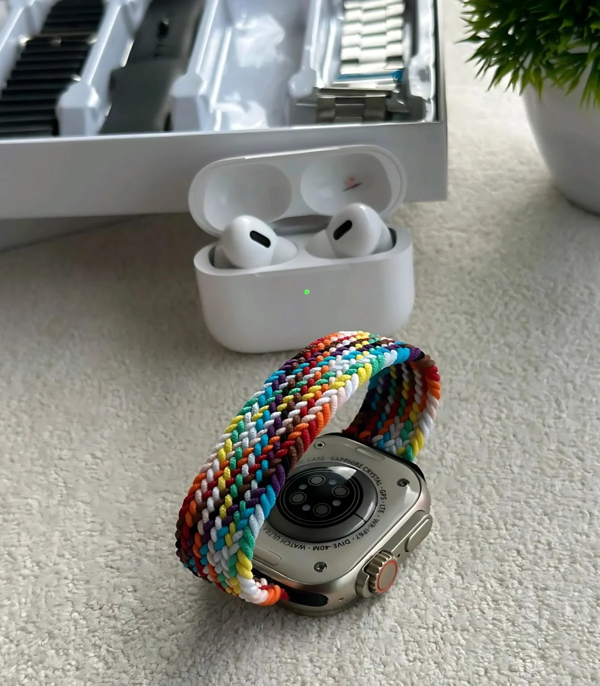 i20 Ultra Max Suite - Smart Watch + Air Buds Combo - Image 4