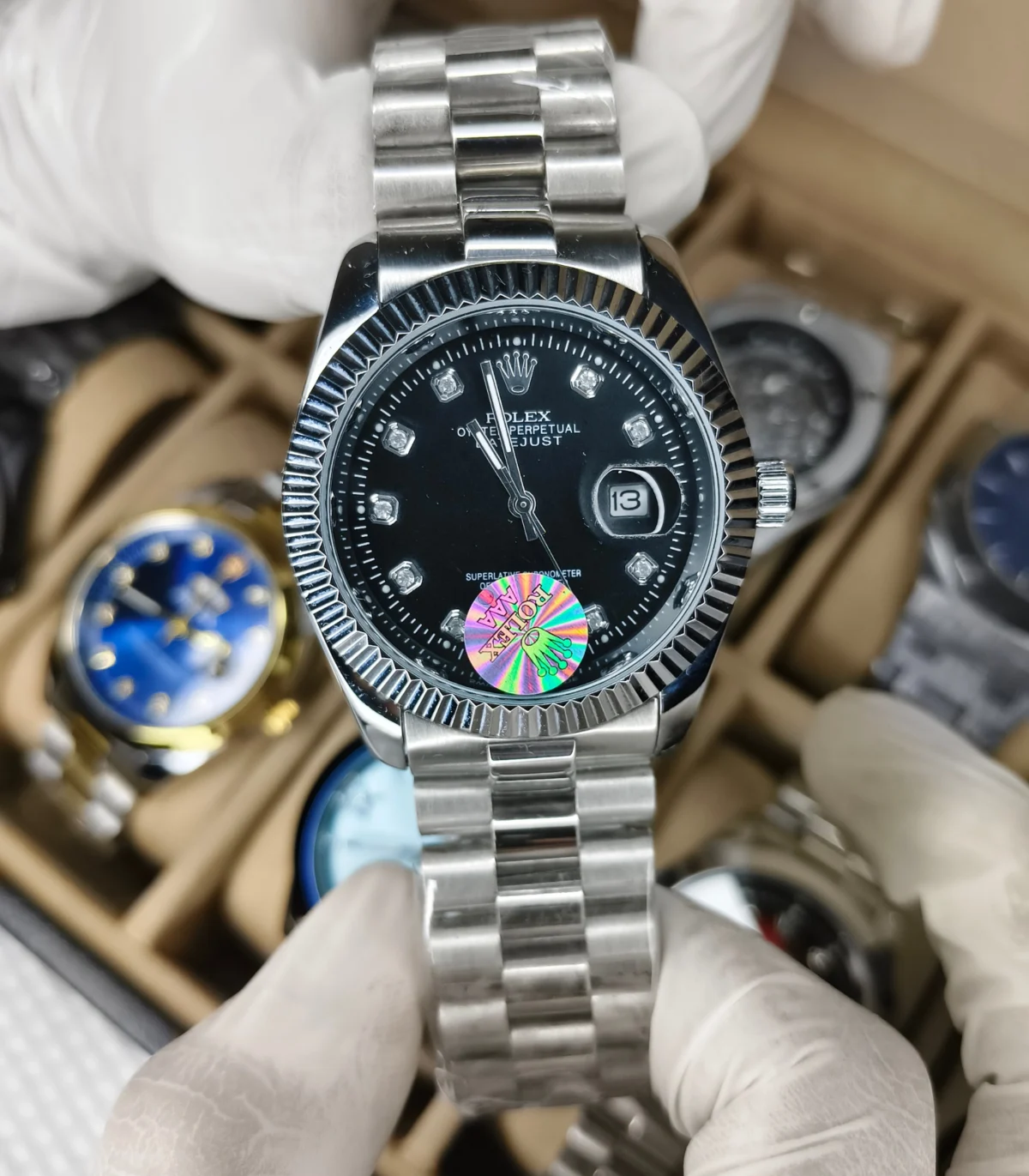 Rolex Oyster Black Diamond - Image 3