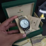Rolex Oyster Datejust Diamond Bezel Luxury Timepiece