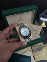Rolex Oyster Datejust Diamond Bezel Luxury Timepiece
