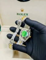 Rolex Oyster Date just Diamond Bezel Stainless Steel Watch - Image 7