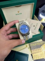 Rolex Oyster Datejust Diamond Bezel Luxury Timepiece - Image 2