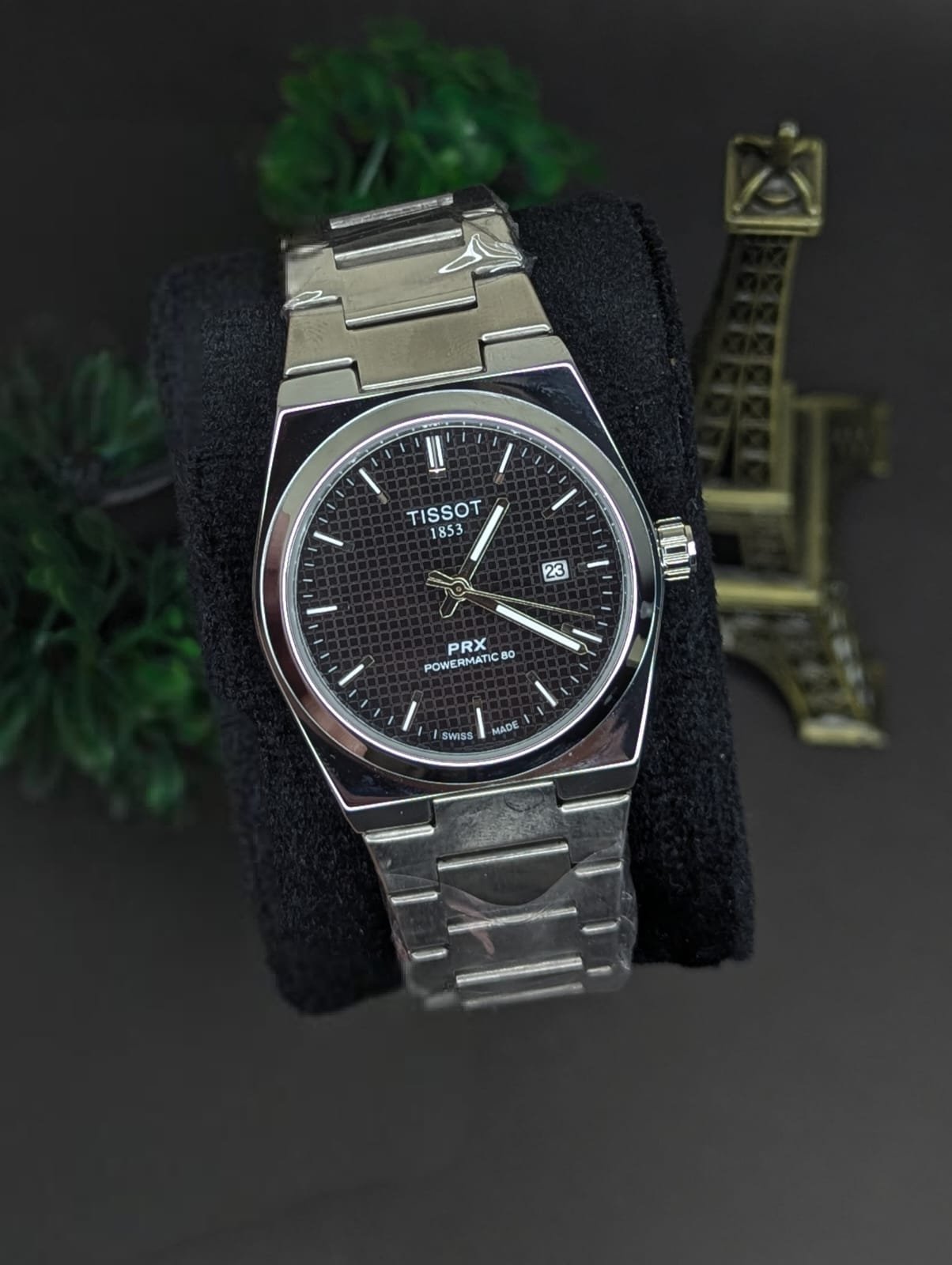TST B Tissot PRX 1853 Quartz Stainless Steel Men's Watch - Image 1